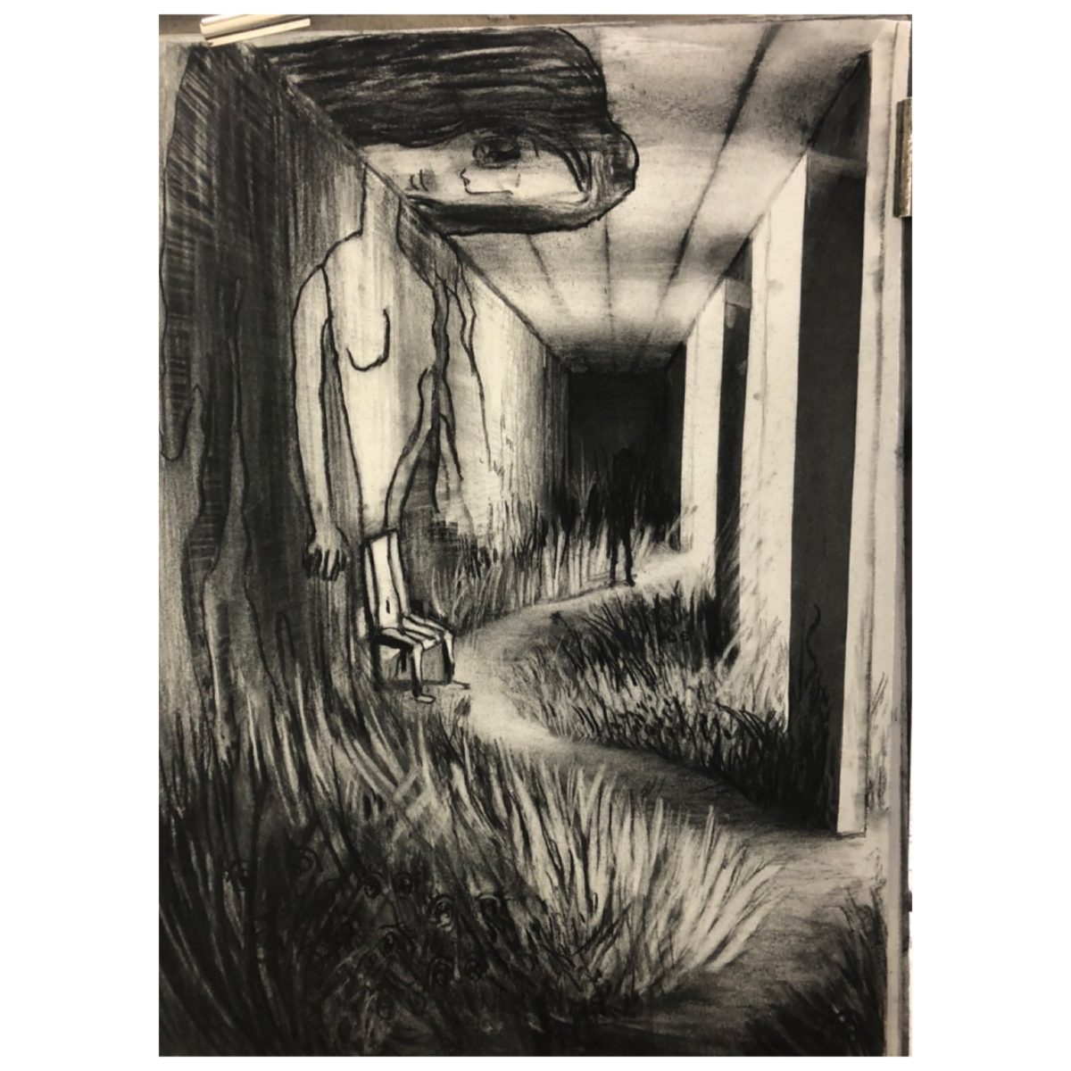 受験期の木炭デッサン