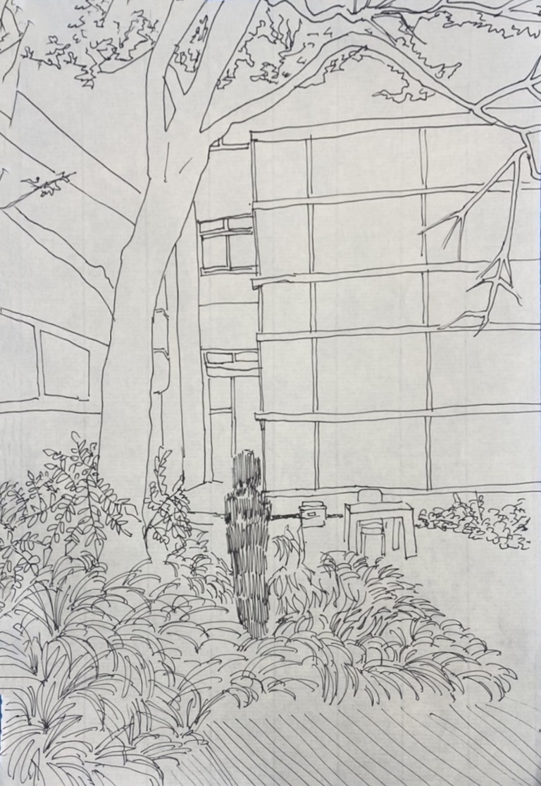 ペン画ドローイング4