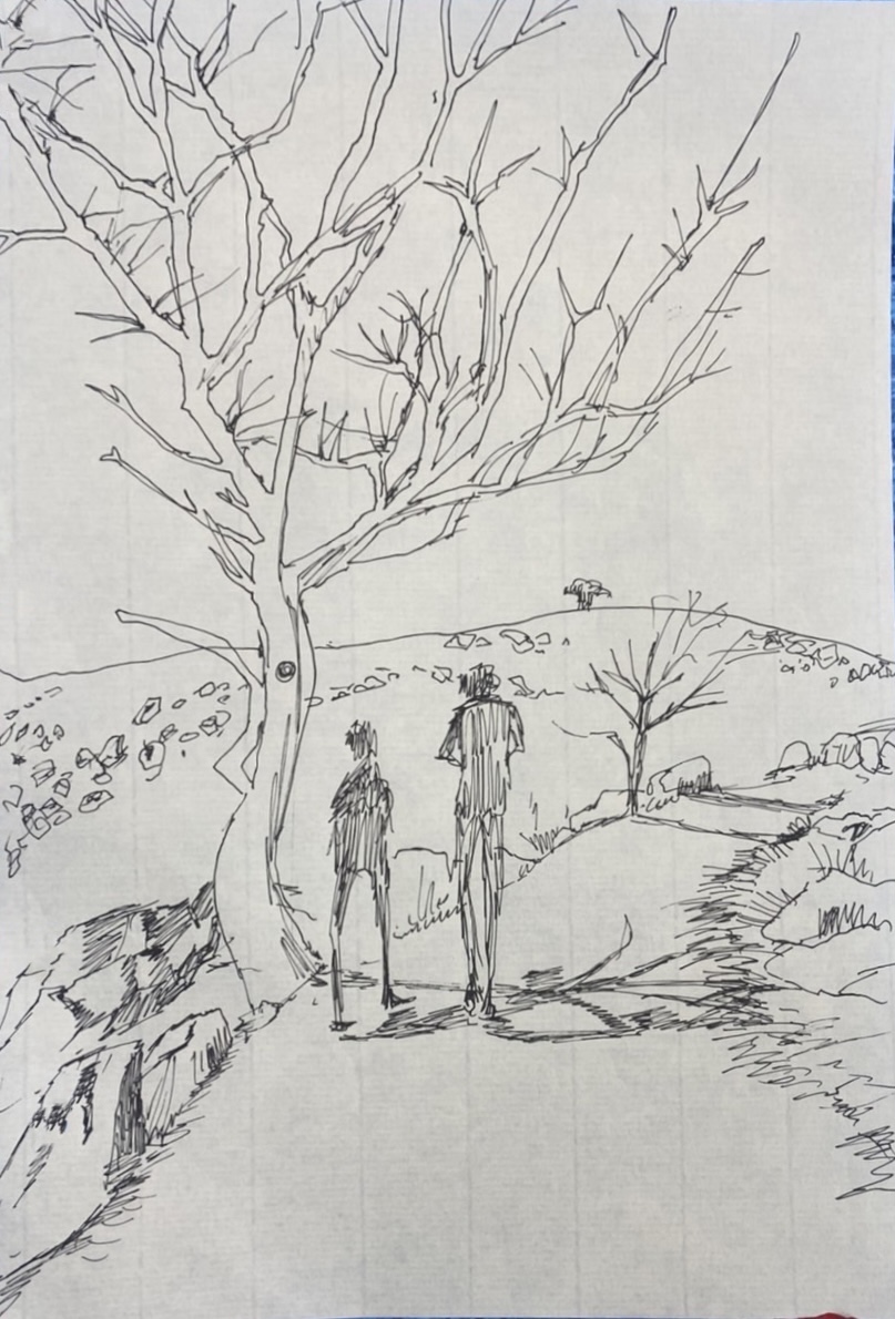 ペン画ドローイング7